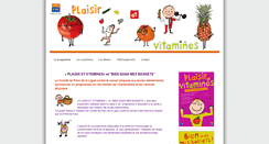 Desktop Screenshot of plaisiretvitamines.org